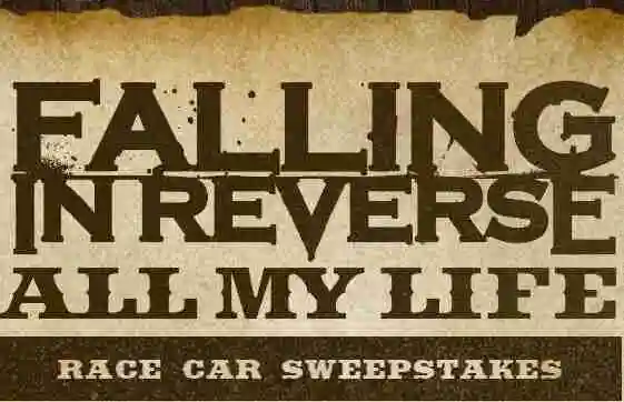 Falling In Reverse Race Car Sweepstakes