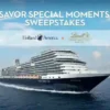 Holland America Savor Special Moments Sweepstakes