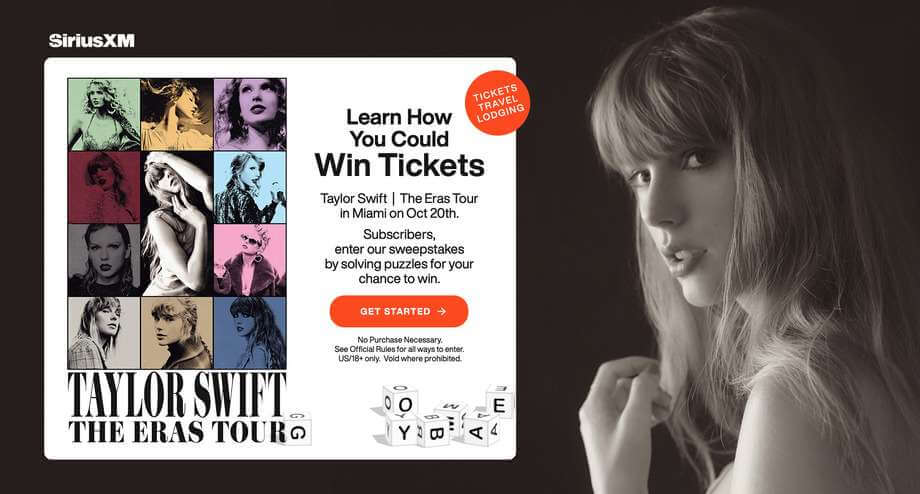 SiriusXM Taylor Swift Contest Puzzle Answers