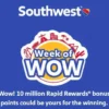 Southwest Airlines Week of Wow Sweepstakes