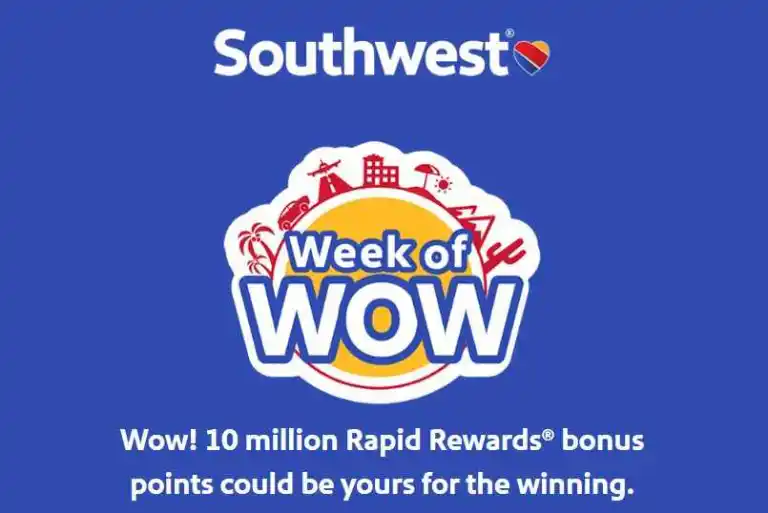 Southwest Airlines Week of Wow Sweepstakes